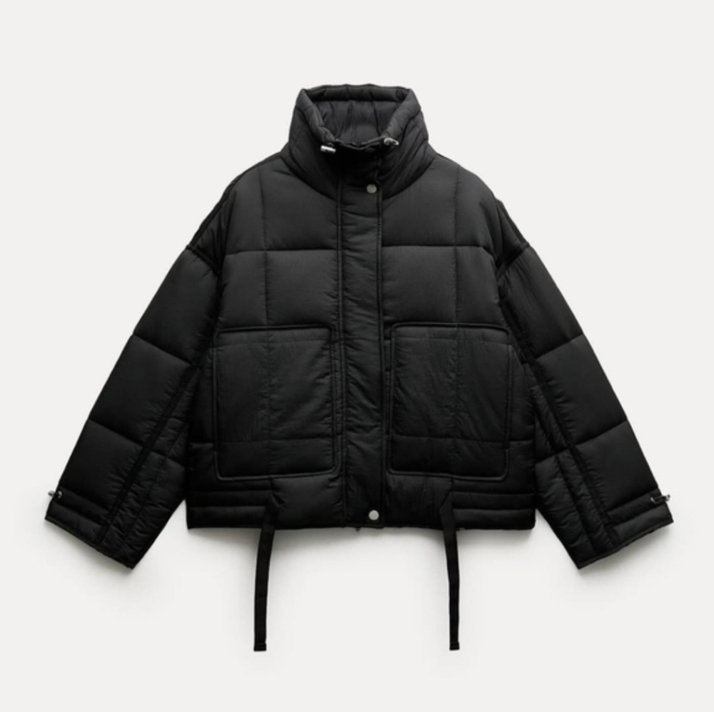 WATER REPELLENT NYLON PUFFER ANORAK ZW COLLECTION SIZE S M
